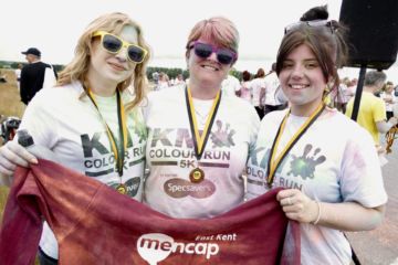 Colour-run fundraise event