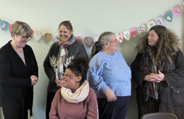 Five ladies at GOLD crafternoon