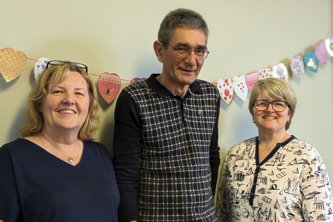 The GOLD team - Mandy, Jean-Jacques and Fiona