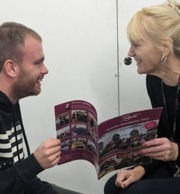 Support Worker Ally and Stephen