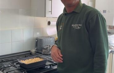 Dennis a member with a leaning disability from our Swale Housing displays his baking and cooking skills.