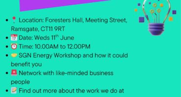 A networking event in Ramsgate at our Hub that supports people with a learning disability, along with an SGN workshop about gas safety.