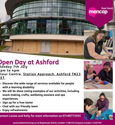 Open Day at the Stour Centre Ashford for people with a learning disability.