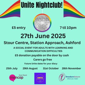Ashford disco for people with a learning disability 