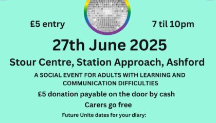 Ashford disco for people with a learning disability