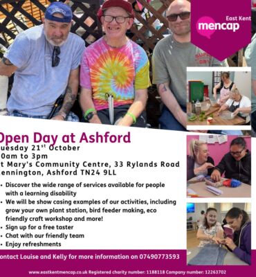 Copy of Copy of open day Ashford for people with a learning Disability at East Kent Mencap Copy of Copy of open day Ashford for people with a learning Disability at East Kent Mencap