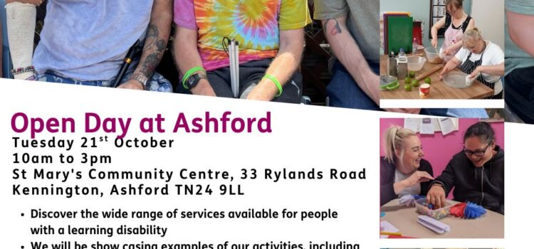 Copy of Copy of open day Ashford for people with a learning Disability at East Kent Mencap Copy of Copy of open day Ashford for people with a learning Disability at East Kent Mencap