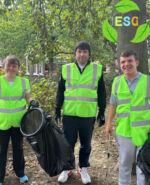 Members with a learning disability at East Kent Mencap taking on litter picking and gardening